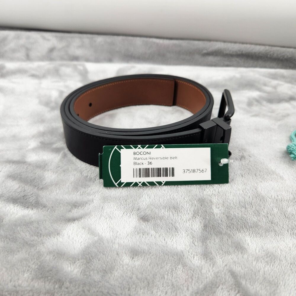 Boconi Men's Size 36 Men's Marcus Reversible Belt NWOT